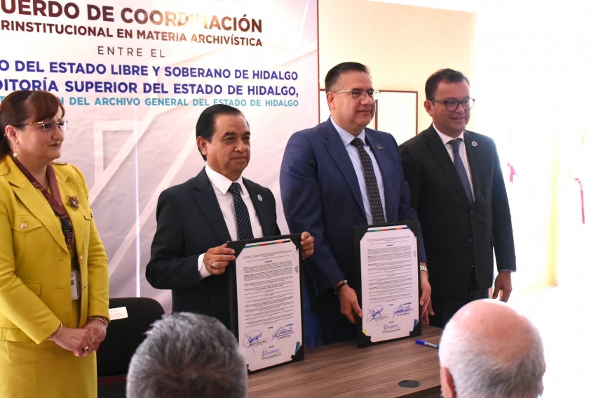 Congreso, ASEH y Archivo General fortalecen la gestión documental con acuerdo histórico