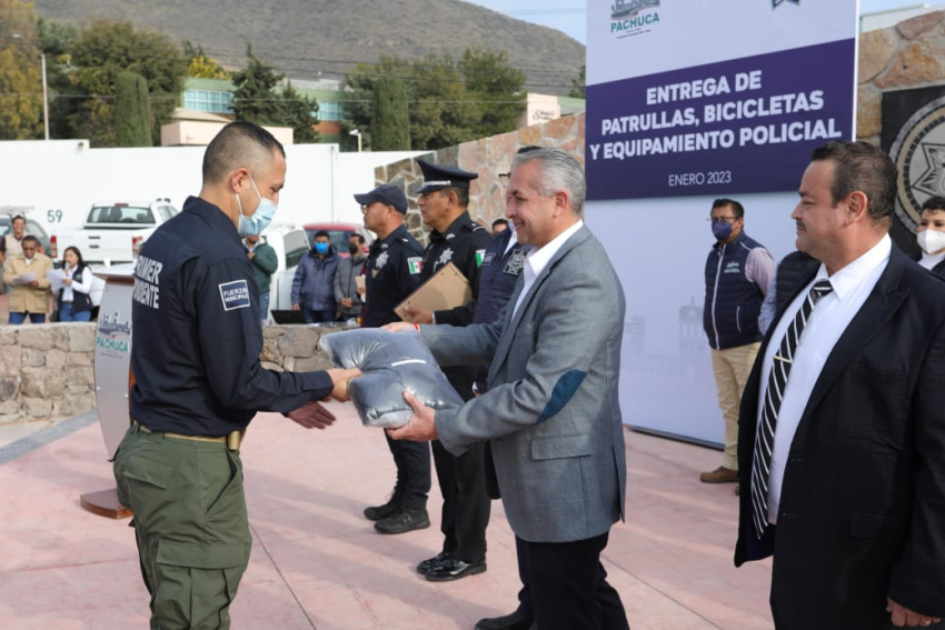 Con infraestructura y equipamiento, Sergio Baños fortaleció la seguridad