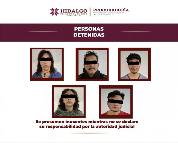 AIC detiene a cinco personas por narcomenudeo