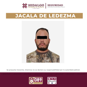 SSPH detiene sujeto por portación ilegal de arma de fuego