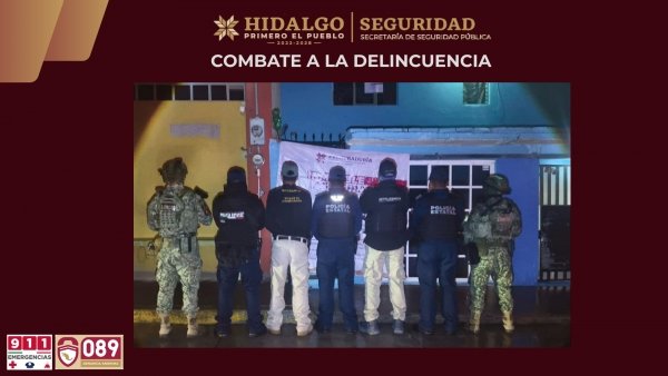 SSPH desarticula punto de venta de narc&oacute;ticos en Tepeapulco