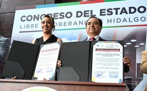 Congreso de Hidalgo y la Comisi&oacute;n de Derechos Humanos fortalecen la profesionalizaci&oacute;n legislativa con convenio de colaboraci&oacute;n