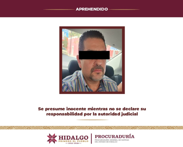 Detienen por peculado agravado al expresidente de Progreso de Obregón