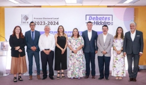 IEEH realiza debate de diputaciones locales del distrito 11 de Tulancingo de Bravo