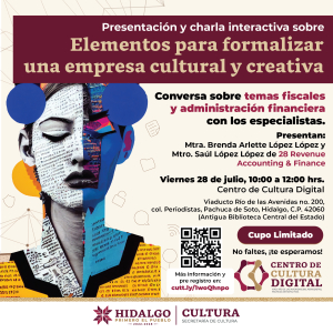 Mediante charla, brindar&aacute;n elementos para formalizar empresas culturales