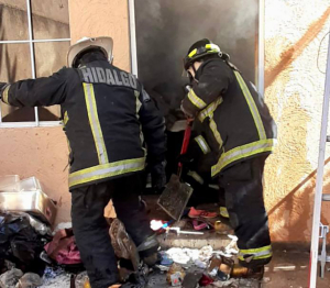 Bomberos atienden incidentes por incendio y fuga de gas en Pachuca 