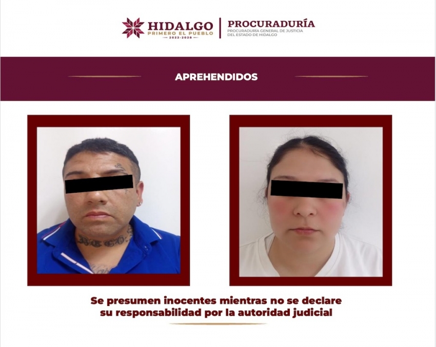 Aprehenden a dos personas investigadas por homicidio doloso en grado de tentativa