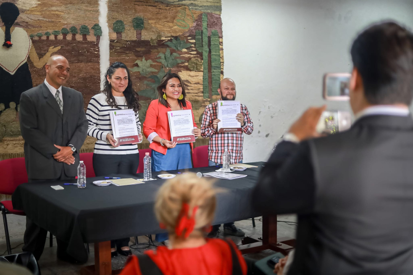  Firman convenio para profesionalizar al sector artístico y cultural en Hidalgo