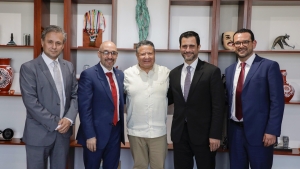 Recibe gobernador de Hidalgo a la nueva dirigencia&nbsp;de Concanaco Servytur