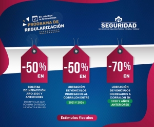 Se mantiene vigente el Programa de Regularización 2025