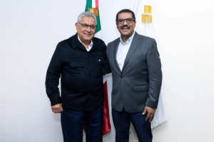 Said Vargas se reúne con el dirigente nacional del sindicato de  maestros