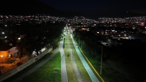 Queda rehabilitado el alumbrado de la ciclovía: 7.2 km completamente funcionales