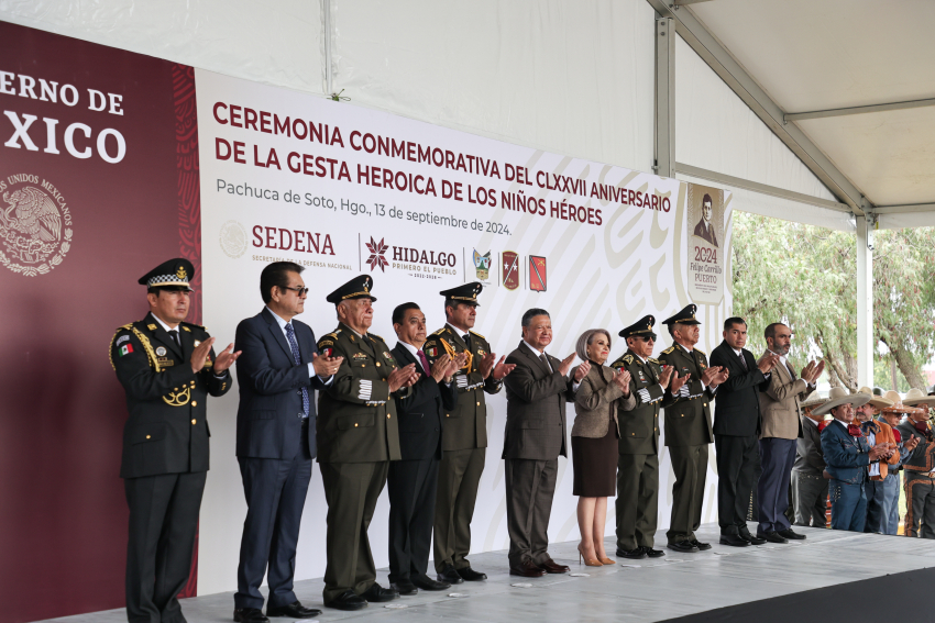 Encabeza Julio Menchaca 177 aniversario de la Gesta Heroica de Chapultepec