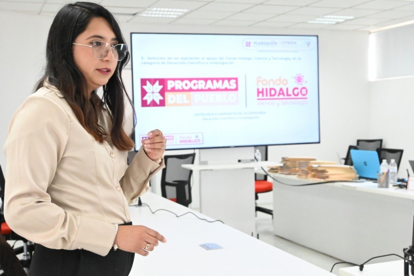 Apoya gobierno de Julio Menchaca a personas investigadoras a través del “Fondo Hidalgo, Ciencia y Tecnología”