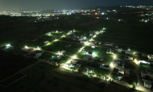Iluminan calles de Valle del Palmar “Sonterrac” con apoyo ciudadano y del Club Rotario “Pachuca Plata”