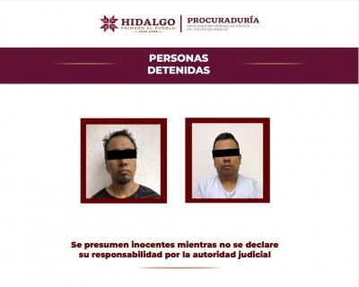 PGJEH detiene a dos por narcomenudeo