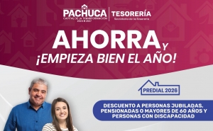 &Uacute;ltimos dos d&iacute;as para aprovechar el 25% de descuento en el Predial 2026 en Pachuca