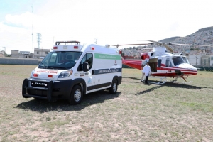 JOVEN MADRE SALVA LA VIDA GRACIAS A TRASLADO AÉREO