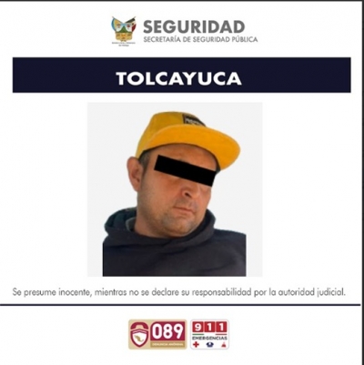 SSPH recupera tractocamión y asegura a probable responsable en Tolcayuca