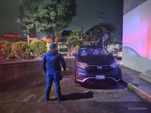 La cercan&iacute;a da resultados en Pachuca: aseguran veh&iacute;culo robado mediante reporte en Segurichat