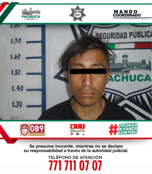 Polic&iacute;a de Pachuca detiene a 3 hombres por robo de cable