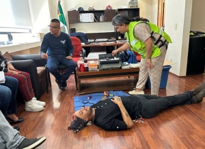 Subsecretar&iacute;a de Protecci&oacute;n Civil capacita a trabajadores en protocolos de emergencia