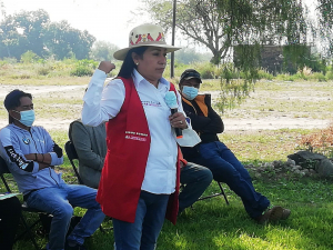 INADMISIBLE QUE LOS PUEBLOS SE DIVIDAN, ESO ENTORPECE CUALQUIER PROYECTO DE BIENESTAR, DIJO ANEL TORRES   