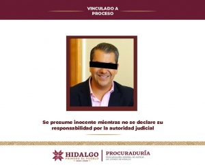 Agentes del Ministerio público obtienen vinculación a proceso de expresidente municipal de Pachuca