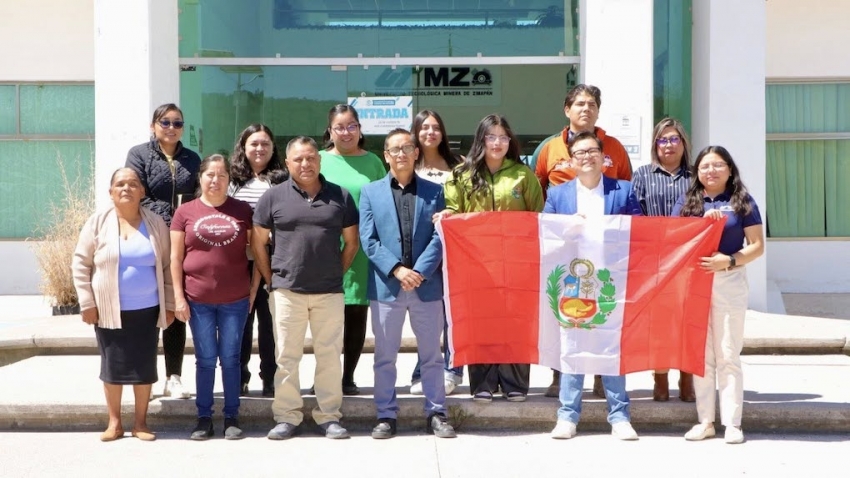 Estudiante de la UTMZ realiza movilidad académica en Perú