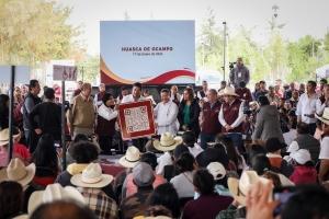 Desde Huasca, Menchaca Salazar retoma Rutas de la Transformaci&oacute;n