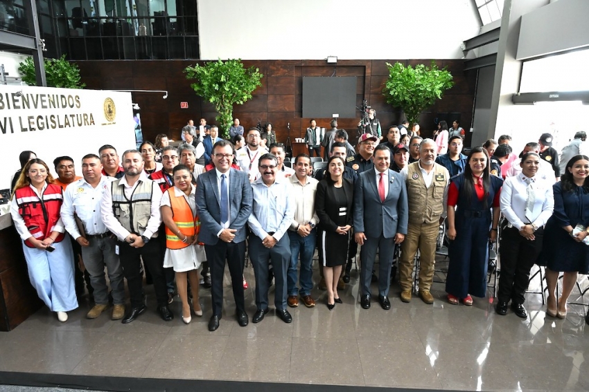 Diputados presentan convocatoria de la “Medalla al Mérito de Protección Civil 2026”