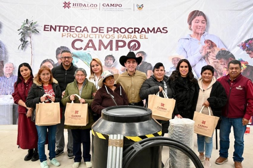 Entrega Saderh apoyos productivos a 476 agro productores 