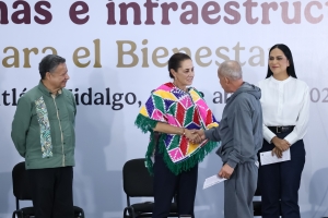 Claudia Sheinbaum y Julio Menchaca concluyen gira de tabajo en Acaxochitl&aacute;n