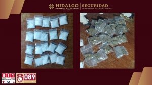 Caen 2 presuntos narcomenudistas en Tizayuca tras despliegue operativo de la SSPH
