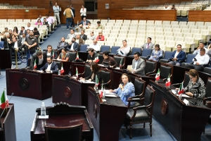 Integrantes de la LXV Legislatura aprobaron Reformas presentadas por el titular del Poder Ejecutivo de la entidad, Julio Menchaca Salazar