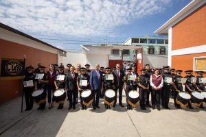 Estudiantes hidalguenses destacan en el Concurso Nacional de Bandas de Guerra 2025