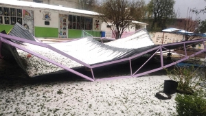 Granizada causa da&ntilde;os en municipios de Hidalgo