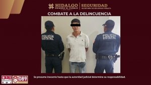 SSPH y C5i recuperan auto robado y aseguran a un hombre en Tizayuca