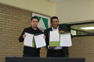 Firma de Convenio de colaboración entre la UTSH y la Fundación Yepez A.C