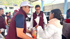 Apoyos coordinados en beneficio de Metztitla‌n y Eloxochitla‌n