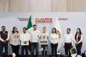 En su visita a Hidalgo, Claudia Sheinbaum propuso soluci&oacute;n al tema del agua y comparte propuestas para los hidalguenses