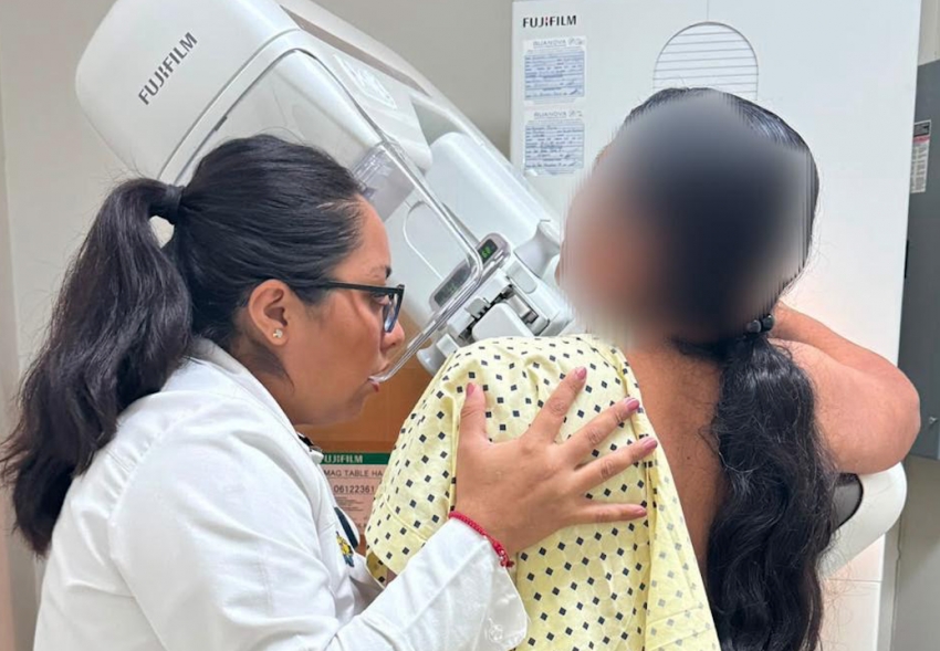 Acerca IMSS Bienestar mastografías gratuitas a la Huasteca hidalguense