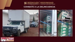 Respuesta inmediata de la SSPH frustra robo en la M&eacute;xico-Tuxpan; recupera unidad y carga