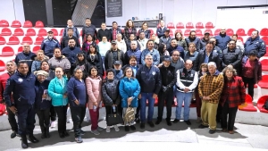 Presentan resultados en seguridad ante delegados municipales.