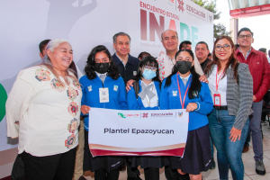 Natividad Castrej&oacute;n inaugur&oacute; el encuentro INADE-CECyTEH Hidalgo 2023