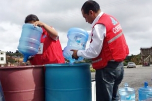 Consumo de agua contaminada y muestreo
