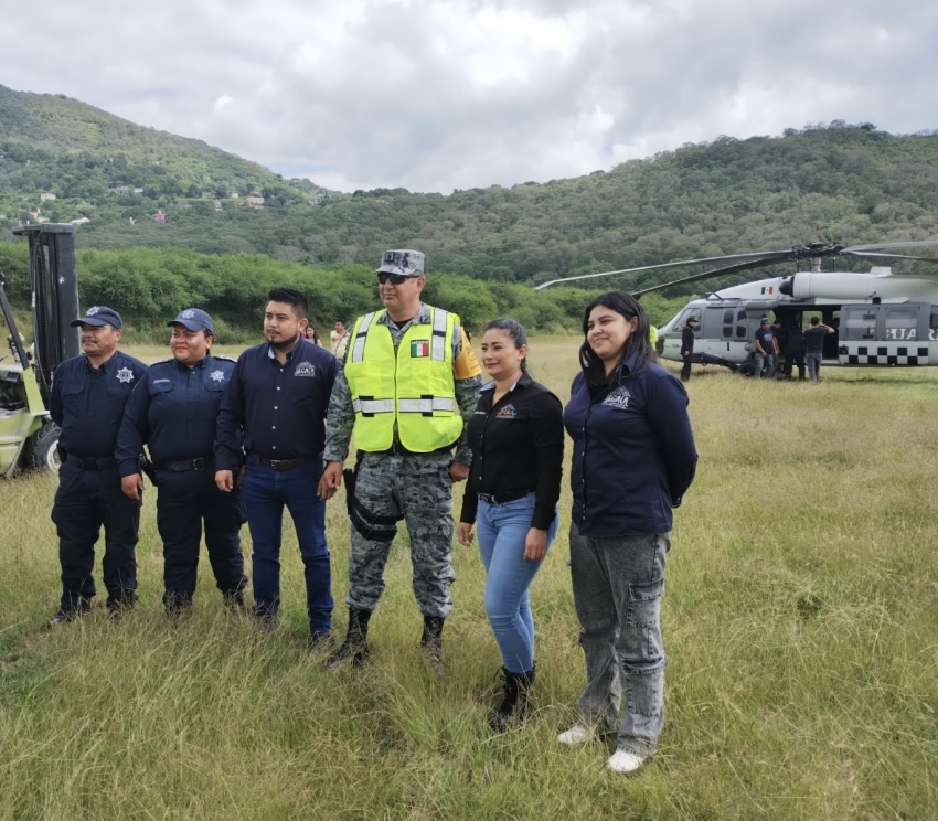 Gabinete de seguridad coordina traslado aéreo para reparar bomba en El Ushi   