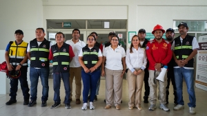 Huejutla fortalece la cultura de la prevenci&oacute;n con el Primer Simulacro Nacional 2026