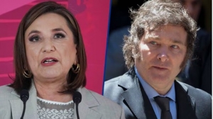 X&oacute;chitl G&aacute;lvez le responde a Javier Milei: "no le permito que hable de AMLO, de eso me encargo yo"