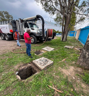 Refuerzan trabajos de limpieza pluvial para mitigar riesgos por lluvias en Pachuca